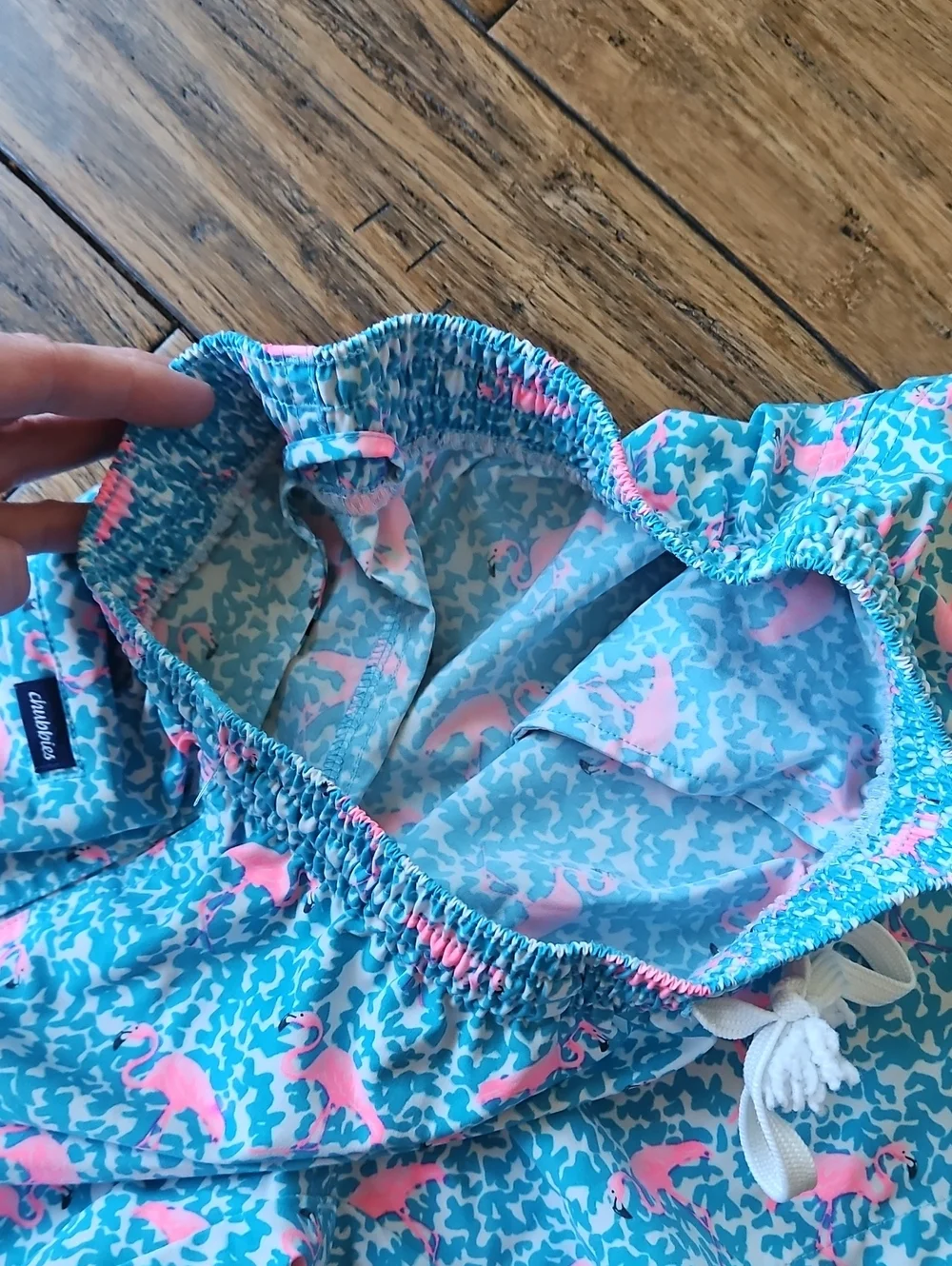 Chubbies Flamingos Boys Swim Shorts Youth Medium